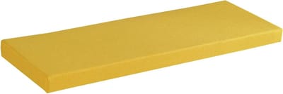 Bankkussen Lang - Zitkussen Bank - Comfortabel Zitten - Antislip Onderkant - 160x45x5cm - Geel