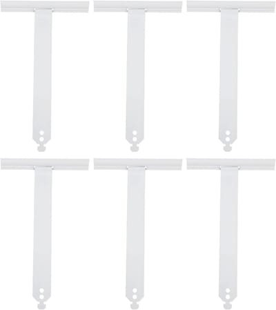 Rolluikveren - Ophangveren - Garagedeur Reparatie - Universele Compatibiliteit - 6 stuks - Wit