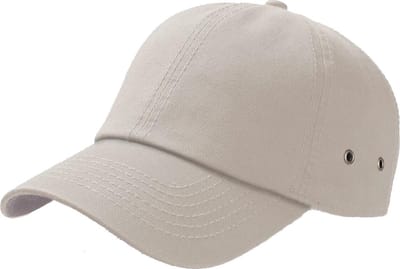 Atlantis Actie 6 Paneel Chino Baseball Cap (Steen)