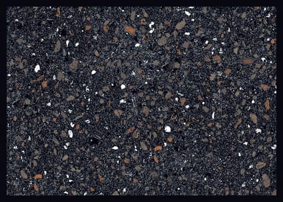 MD Entree - Deurmat - Schoonloopmat - Soft & Deco - Terrazzo black - 67 x 100 cm