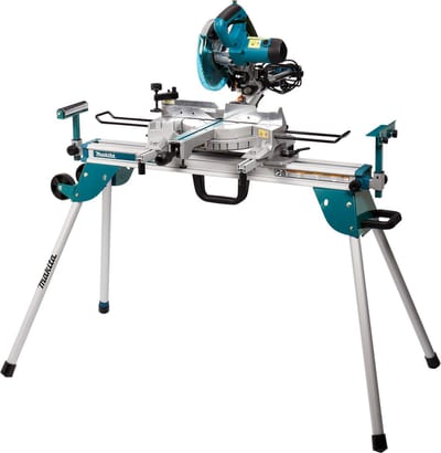Makita LS0815FLNX Radiaal afkortzaag 216mm 1400W + DEBWST06 Onderstel