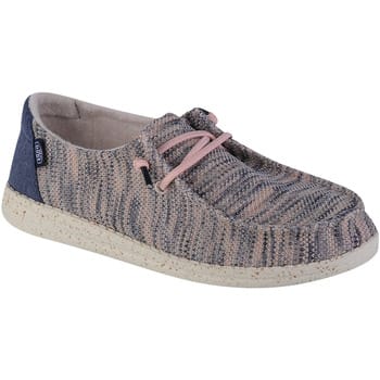 HEYDUDE Wendy Sox Instappers roze Canvas - Dames - Maat 37