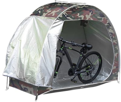 Mosh Stories Fietstent Opbergtent – Waterdichte Oxford Fietsberging voor 2-3 Fietsen - UV-bestendige Buiten Tent voor Opslag
