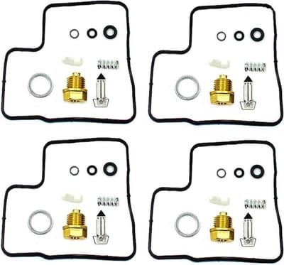 Carburateur reparatieset - Motoronderdelen Kit - Motoronderhoud - Complete Vlotter Naald - 2/4 Sets - Zoals afgebeeld