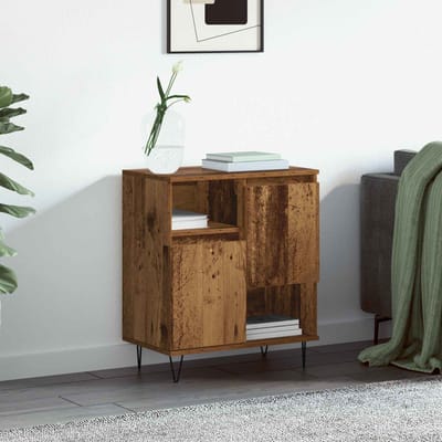 vidaXL - Dressoir - Oudhout - 60 - x - 35 - x - 70 - cm
