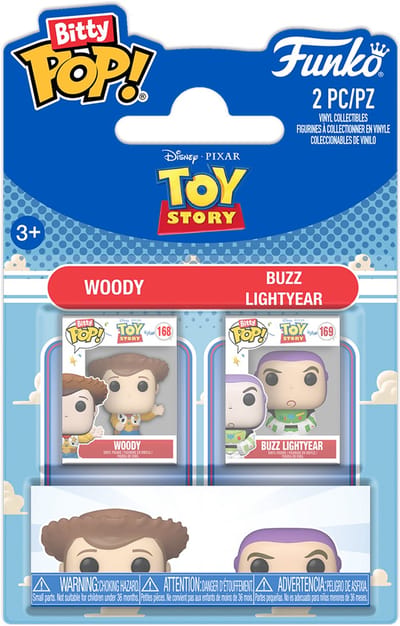 BITTY POP 2 Pack: TOY STORY - Woody & Buzz