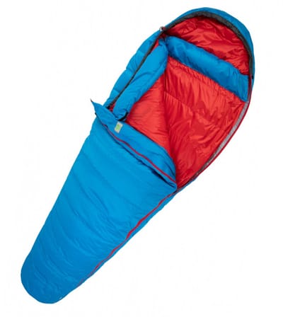 SirJoseph mummyslaapzak Trekking Rimo II 600 - links 200 cm - Geel