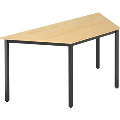 DORAN DQTR D - Esdoorn 160 x 69 met vierkante buis / Zwart