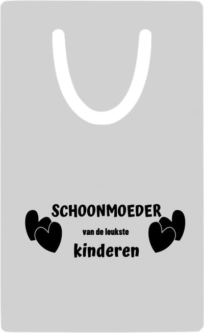 Hacebo® - schoonmoeder van de leukste kinderen metalen boekenlegger - Schoonmoeder - de leukste schoonmoeder - Moeder cadeautjes - moederdag - verjaardag - geschenk - kado Bladwijzer boekenleggers - 7.6 cm x 5cm