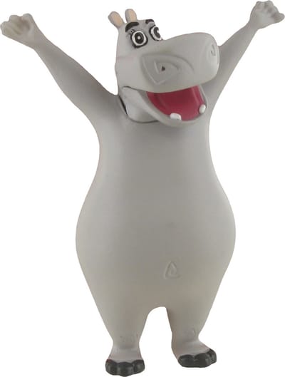 Madagascar: Gloria het Nijlpaard - taarttopper - speelfiguurtje 8 cm