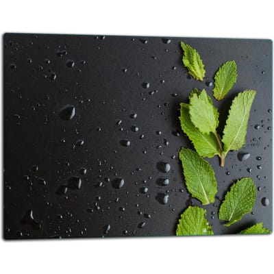 TMK ArtDeko - Glazen Snijplank - 52x40 cm - Zwart