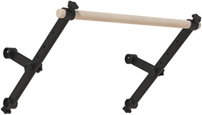 Trainingsladder - Fitnessrek - Krachttraining Thuis - Staal Hout Constructie - 32 inch Breed - Natuurlijk