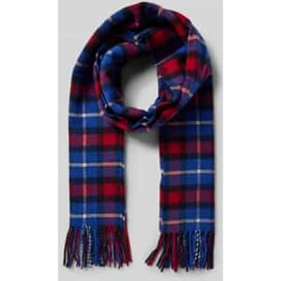 Sjaal van mix van wol en kasjmier model 'Plaid'