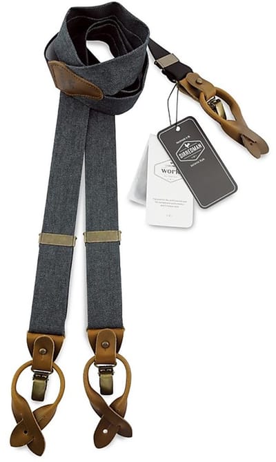 Sir Redman - Bretels - WORK bretels denim zwart - denimzwart