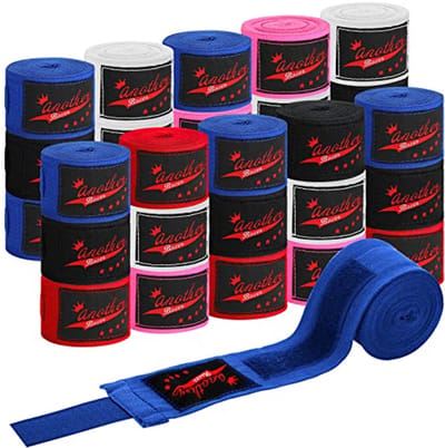 15 paar boksbandages bulk - Sport handwraps voor boksen, kickboksen, Muay Thai en MMA training