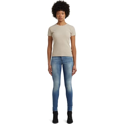 G-Star 3301 Skinny Faded Blue Topaz Taglia: W24L30 | Pantaloni skinny Outlet | Donna | Blu