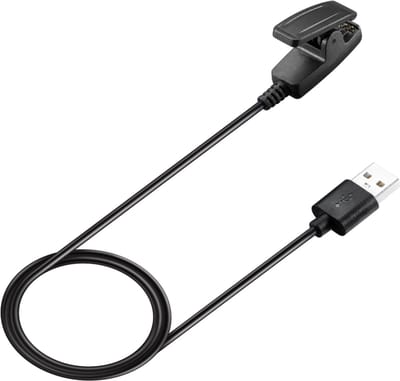 Oplader - USB oplaadkabel - geschikt voor Garmin Forerunner 220 / 230 / 235 / 630 / 735XT / Approach S5 / S6 / S20 - 1 meter