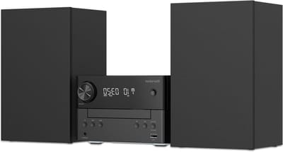 Stereo Systeem - Muziek Installatie - Muziek Luisteren - 20 Watt RMS Vermogen - 25 x 48 x 24 cm