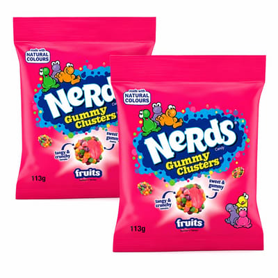 Nerds Gummy Clusters Rainbow 2 stuks
