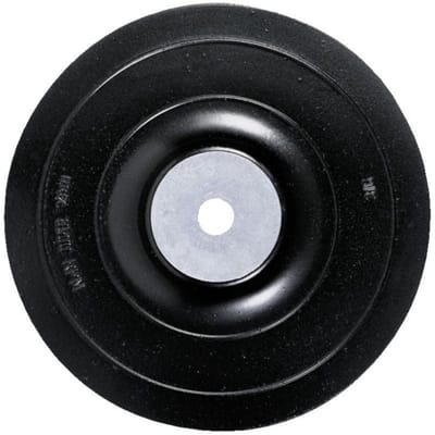 DeWALT DT3611-QZ Steunschijf - Ø 125 mm - M14 Aansluiting - Thermoplastische Hars - Met Koelribben - Voor Fiberschijven - Inclusief Spanmoer
