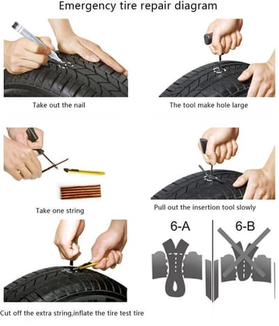 Golden crown - Tyre Plug - Bandenreparatie - Comfortabel gebruik