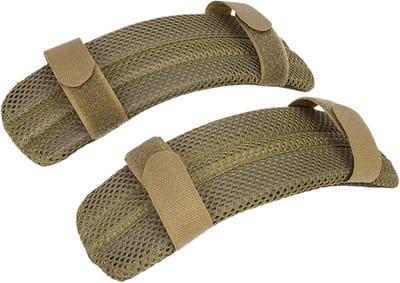 Schouderband Pad - Drukverdeler Kussen - Comfortabel Dragen - Antislip Design - 22 x 5 x 2 cm - Zwart
