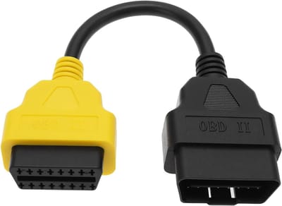 Diagnostische Kabel - Scanner Adapter - ECU Scannen - Extra Systeem Dekking - 22cm Lengte - Geel Zwart
