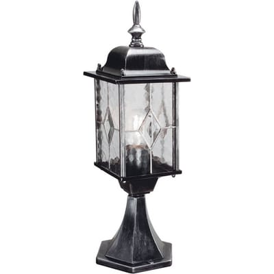 Klassieke buitenlamp 2082 - Wexford Kleur: Zwart-Zilver Gevlamd - Outlet
