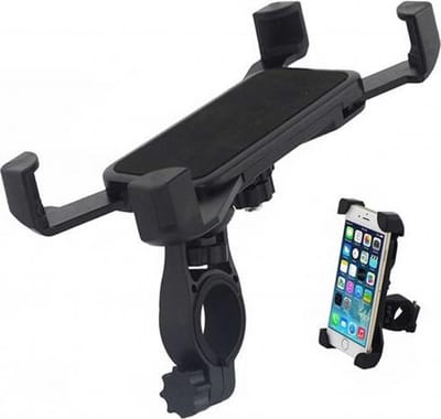 Universele telefoonhouder voor de fiets.