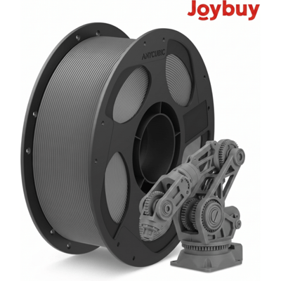 JOYBUY x ANYCUBIC PLA Basic printfilament, 1 kg spoel, 1,75 mm diameter, ±0,02 mm tolerantie - Textuur grijs