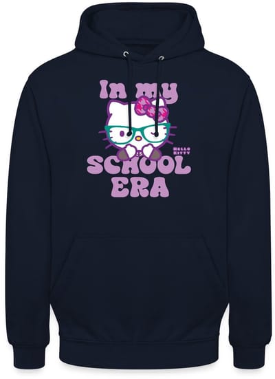 Hello Kitty Met Bril In My School Era Hoodie Unisex