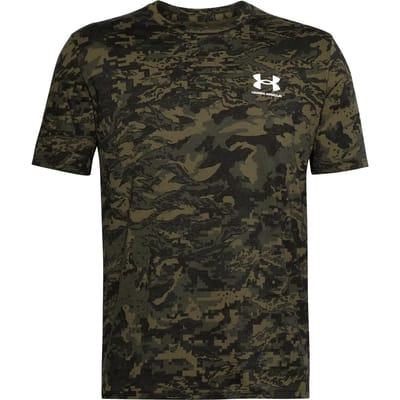 Under Armour ABC Camo Sportshirt - Heren - Groen/Zwart - Maat S