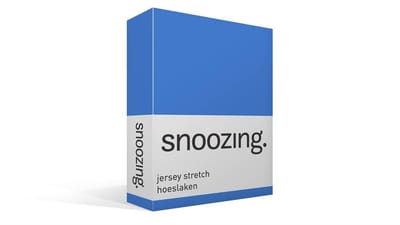 Snoozing Jersey Stretch - Hoeslaken - Eenpersoons - 70/80x200/220 cm - Meermin