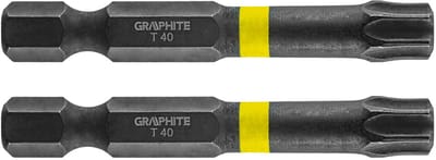 Graphite - Schroefbit - TX40 - 50mm - S2 Staal