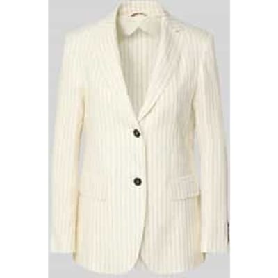 regular fit lange blazer van puur linnen model 'ELOGIO'