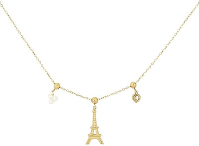 Eiffeltoren Ketting - Cadeau - Goudlief.nl