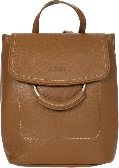 BRIC'S Leren Vrije tijd rugzak Rugzak Gondola Tiglio Zaino Backpack Leather Bruine