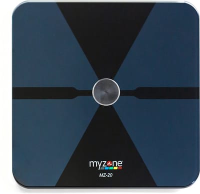 MyZone MZ-20 Weegschaal - Zwart - Smart weegschaal - Lichaamsvetmeter - Spiermassa meten - Incl 4 batterijen