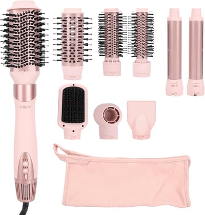 Multistyler Föhn - Haarstyler Krultang - Dagelijks Haarstyling - 9-in-1 Functies - 32mm Krultang
