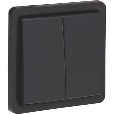Niko Hydro IP55 Dubbele Twee Weg Schakelaar Zwart - 761-32600