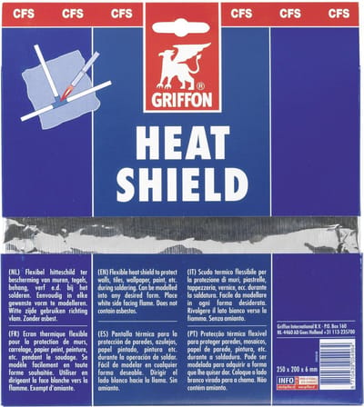 Griffon heat-shield voor solderen