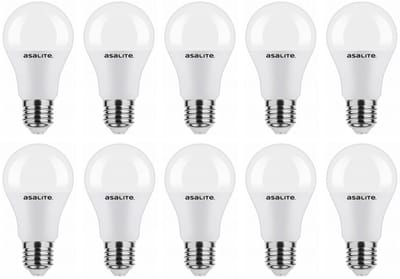 Asalite LED Lamp A60 E27 Fitting - 12W = 82W - 1200 Lumen - 6500K Koud Wit Daglicht - Niet Dimbaar - 220-240V - Energiezuinig - 10 stuks