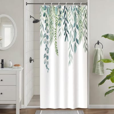 Dailygoody - Douchegordijn - Eucalyptus blad - Anti-schimmel - 90 x
