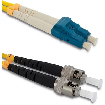 Qoltec Glasvezel Patchcord LC/UPC-ST/UPC |   Singlemode |   9/125 |   G652D |   Duplexwoning |   2m