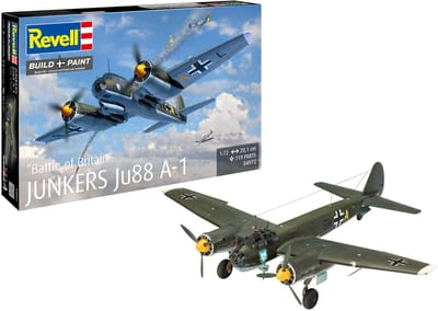 Revell Modelbouwpakket Militaire voertuigen - 04972 Junkers Ju88 A-1 - Battle of Britain Plastic - 1:72 - Modelbouw