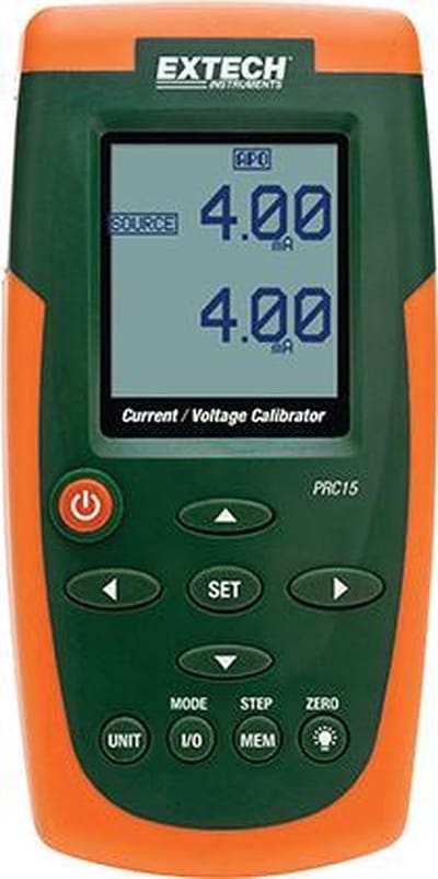 Extech PRC15 Kalibrator – Spanning, Stroomsterkte