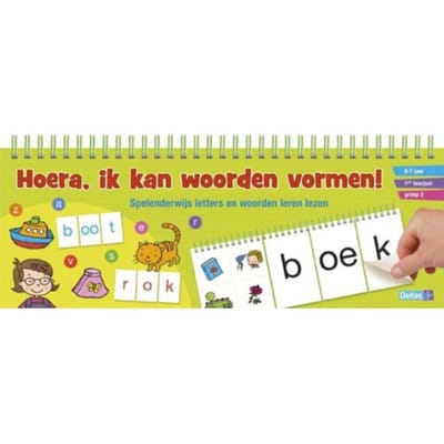 Hoera, ik kan woorden vormen! (6-7j) Kartonboekjes