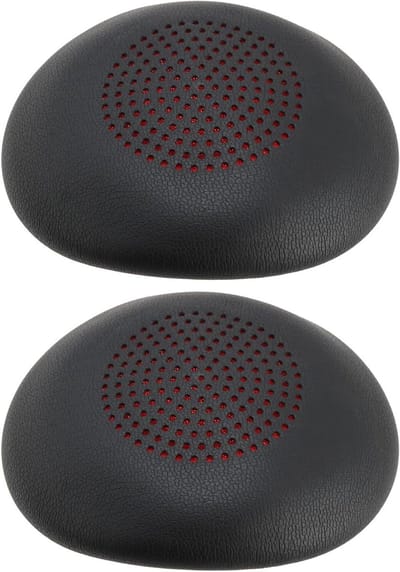 Vervangende Oorkussens voor Hoofdtelefoon - Geschikt voor Plantronics Voyager Focus 1/2 UC - Comfortabele en Duurzame Oorkappen 78x78mm