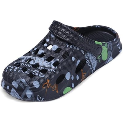 Zachte Herenslippers Lichtgewicht Tuinschoenen Heren Ademende Dames Casual Schoenen Heren Zomer Heren Strand Schoenen Comfortabele Tennisschoenen 39 zwart