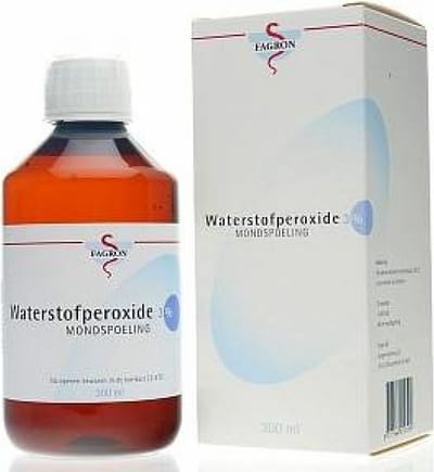 3x Fagron Mondspoeling Waterstofperoxide 3% 300 ml